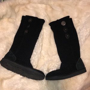 Black Classic Cardy Ugg Boot